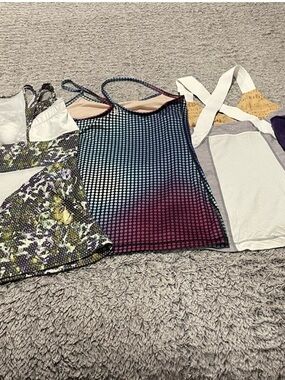 Lululemon Bundle 4 pieces , Size 6 , colors Multi